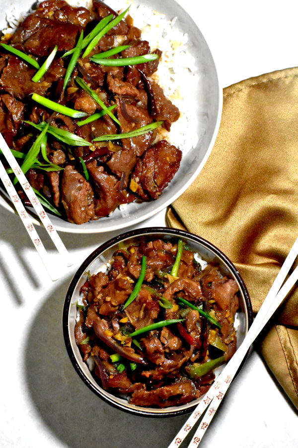 30个最好的工作日晚餐-蒙古牛肉。