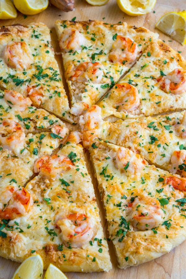 35个最好的披萨食谱-虾虾。