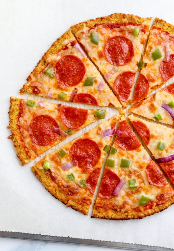35个最好的披萨食谱——花椰菜皮。