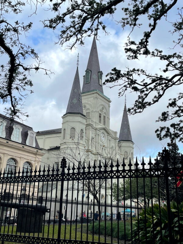 新奥尔良的圣路易斯大教堂。
