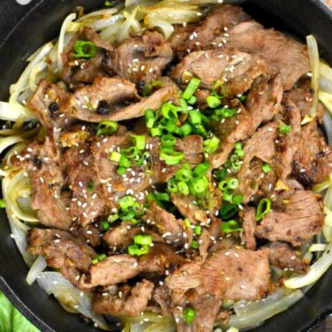 featured image for beef bulgogi recipe post